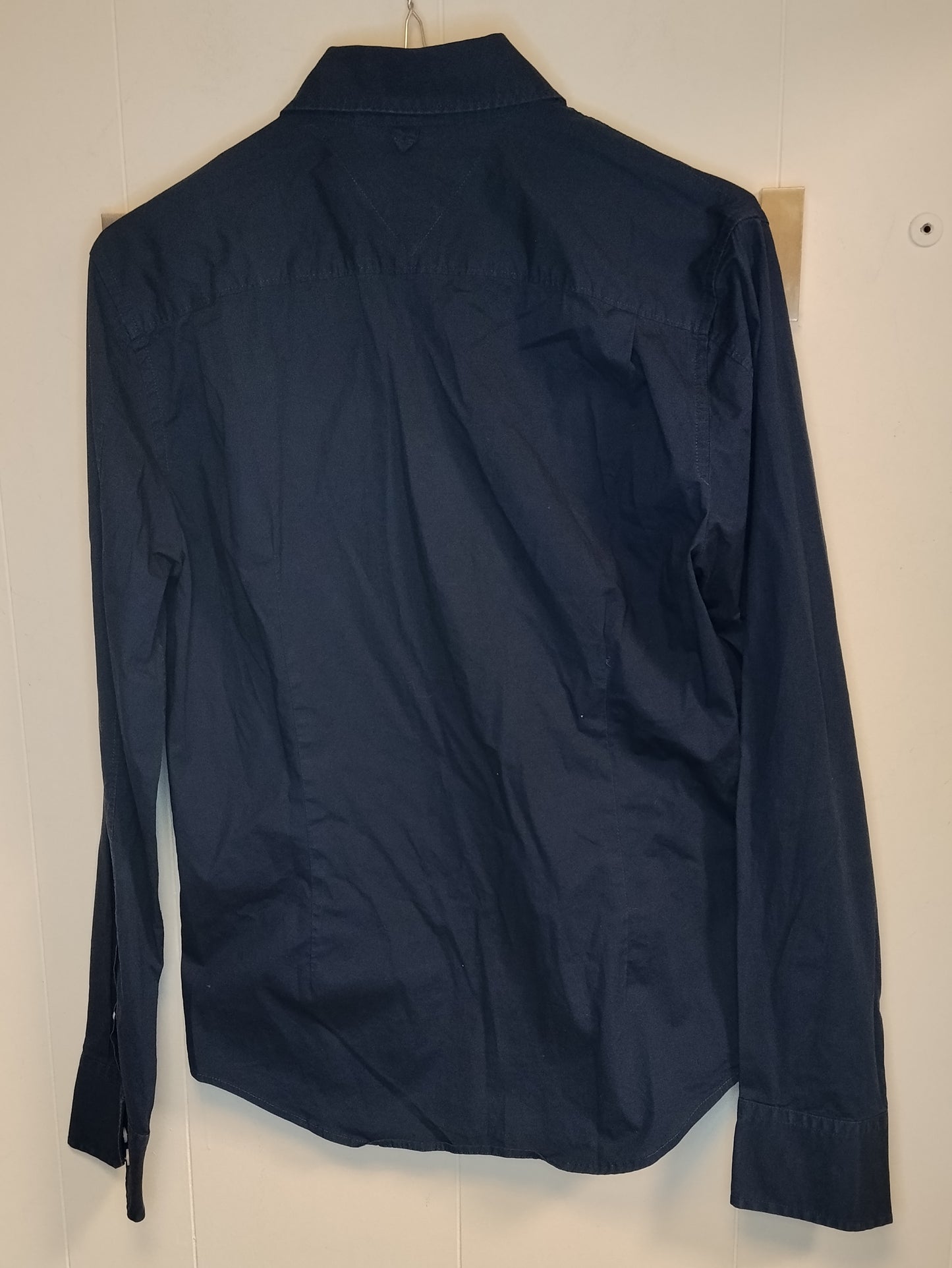Camicia Tommy Hilfiger Denim Blu Uomo – Slim Fit Taglia S