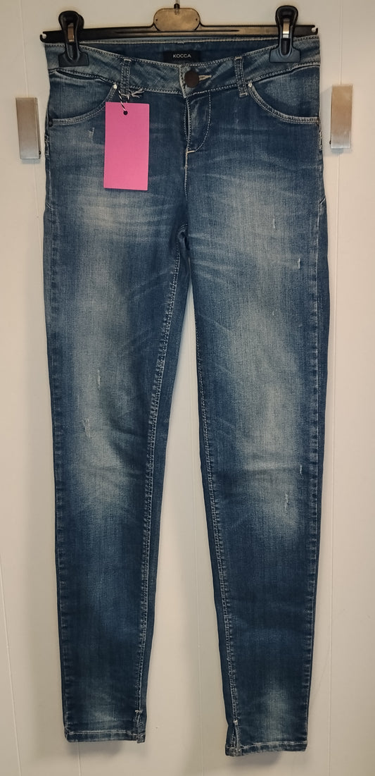 Jeans Donna Kocca Taglia 38 Super Slim Denim Elasticizzato