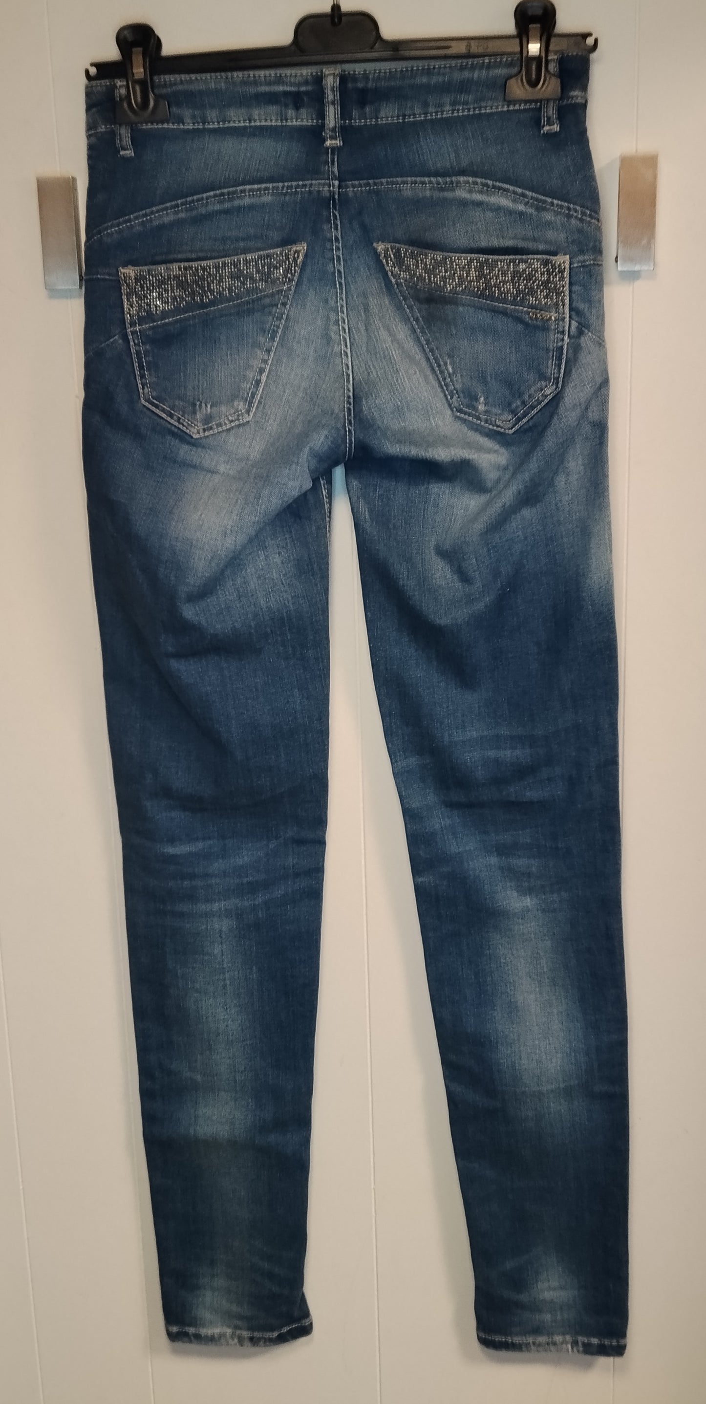 Jeans Donna Kocca Taglia 38 Super Slim Denim Elasticizzato