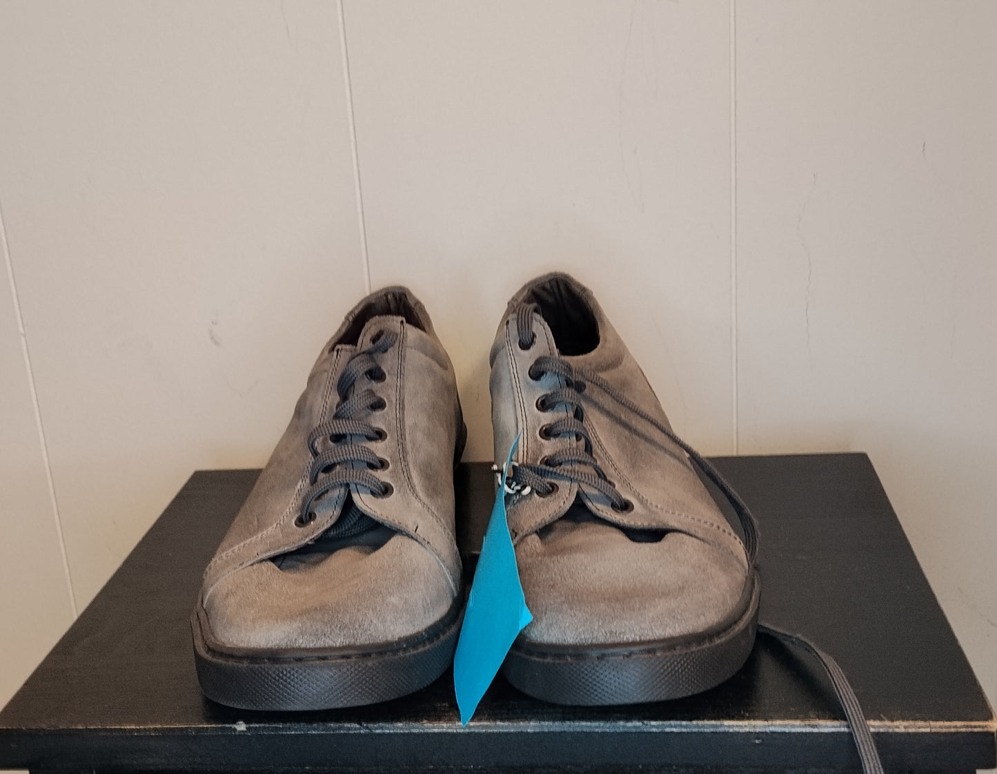 Sneakers Uomo Trussardi Taglia 46 Grigio Pelle Casual Eleganti