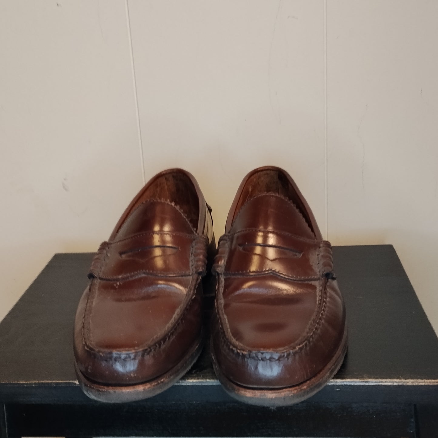 Mocassini Uomo Allen Edmonds Taglia 40 Pelle Marrone Eleganti