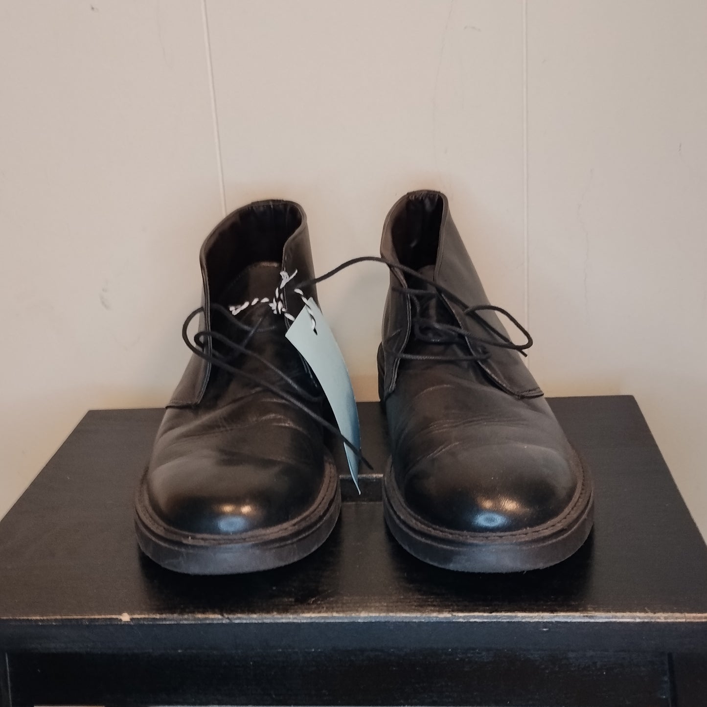 Scarpe Uomo Polacchine Nere Taglia 40 Pelle Eleganti Casual
