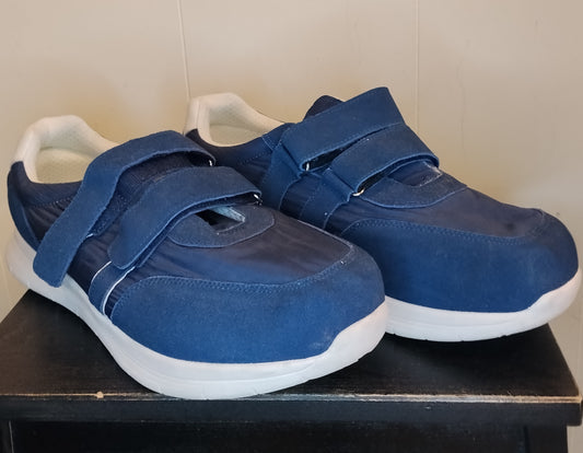 Scarpe Uomo YDA Taglia 46 Blu con Strappo Sneakers Comfort