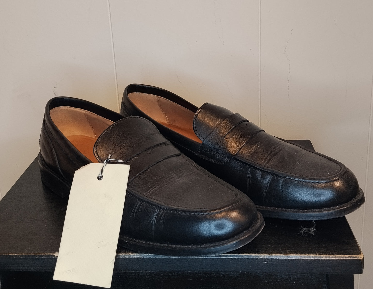 Mocassini Uomo Liu Jo Taglia 44 Pelle Nera Eleganti