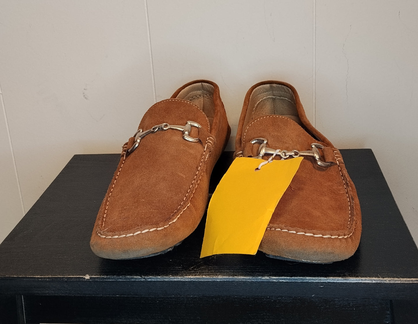 Mocassini Uomo Taglia 46 Camoscio Marrone Casual Eleganti