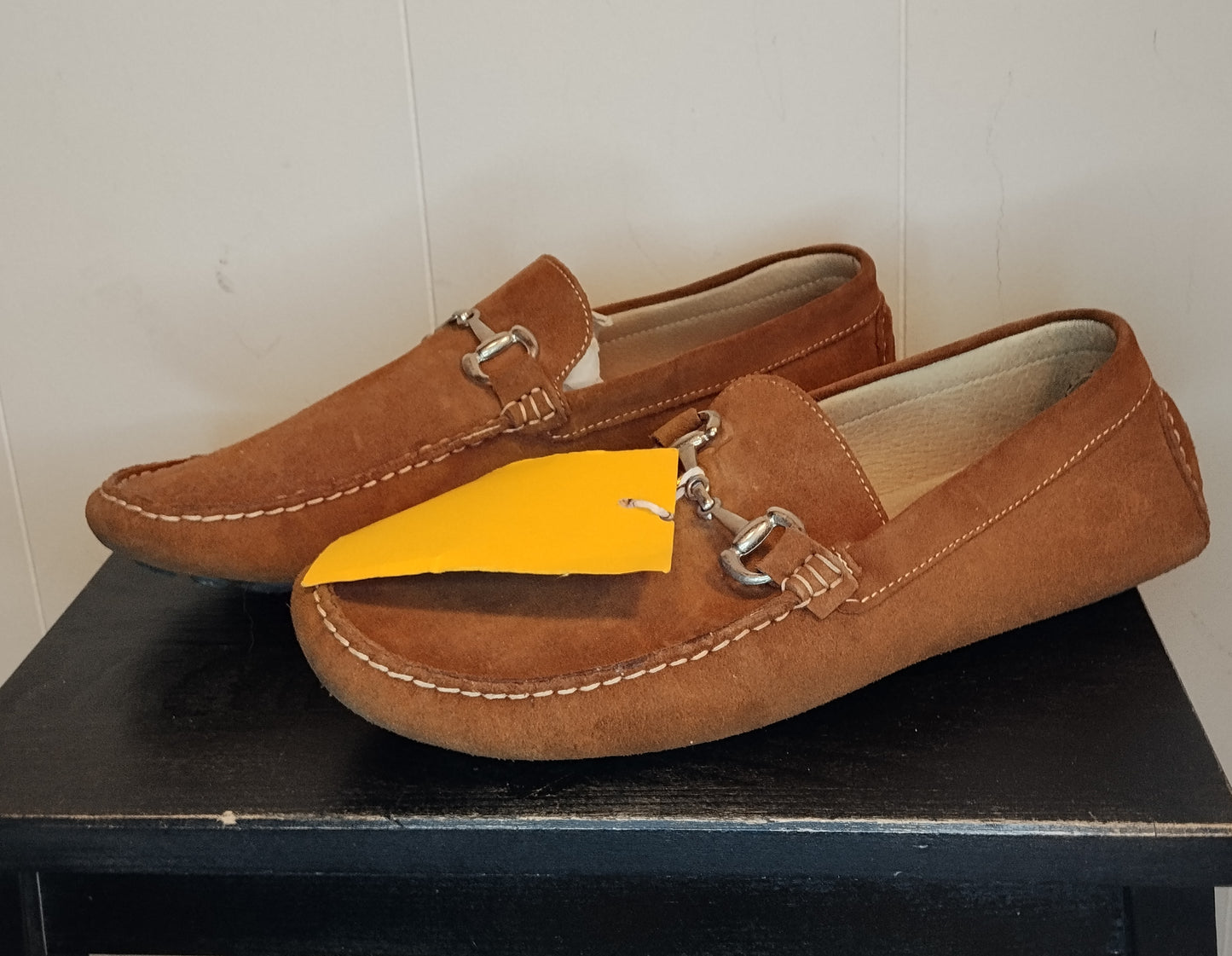 Mocassini Uomo Taglia 46 Camoscio Marrone Casual Eleganti