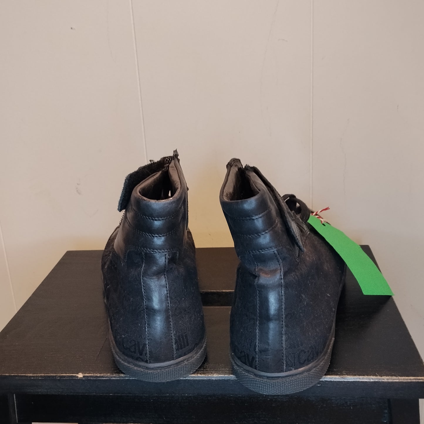 Sneakers Alte Uomo Just Cavalli Taglia 43 Nere Pelle