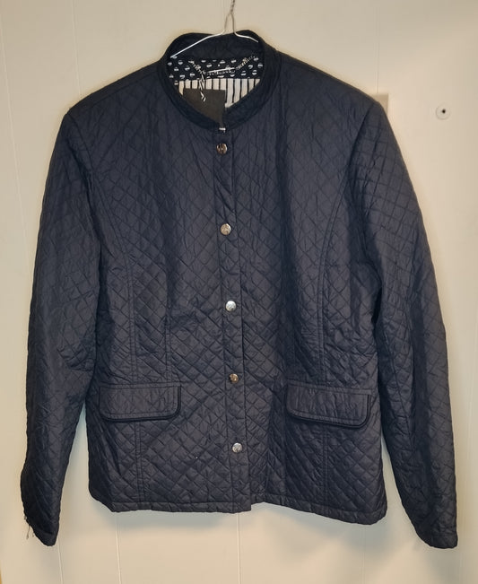 Giacca Trapuntata Donna Krizia Blu Taglia 44 Elegante Leggera