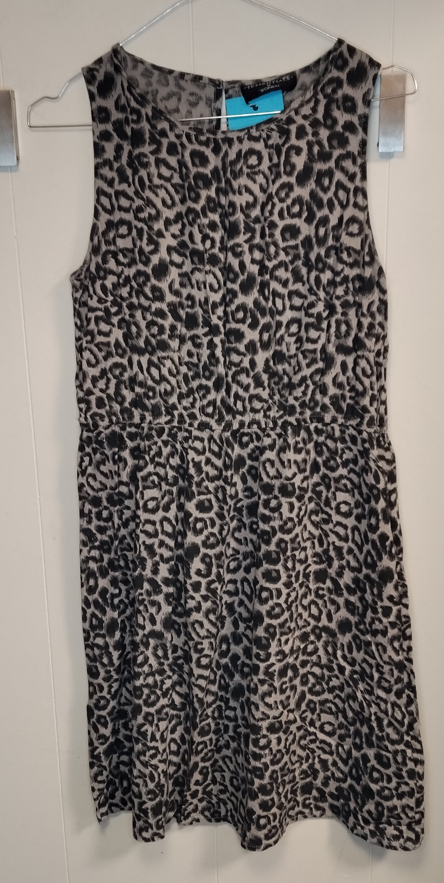 Vestito Donna Tessentials Animalier Taglia M Abito Leopardato Elegante