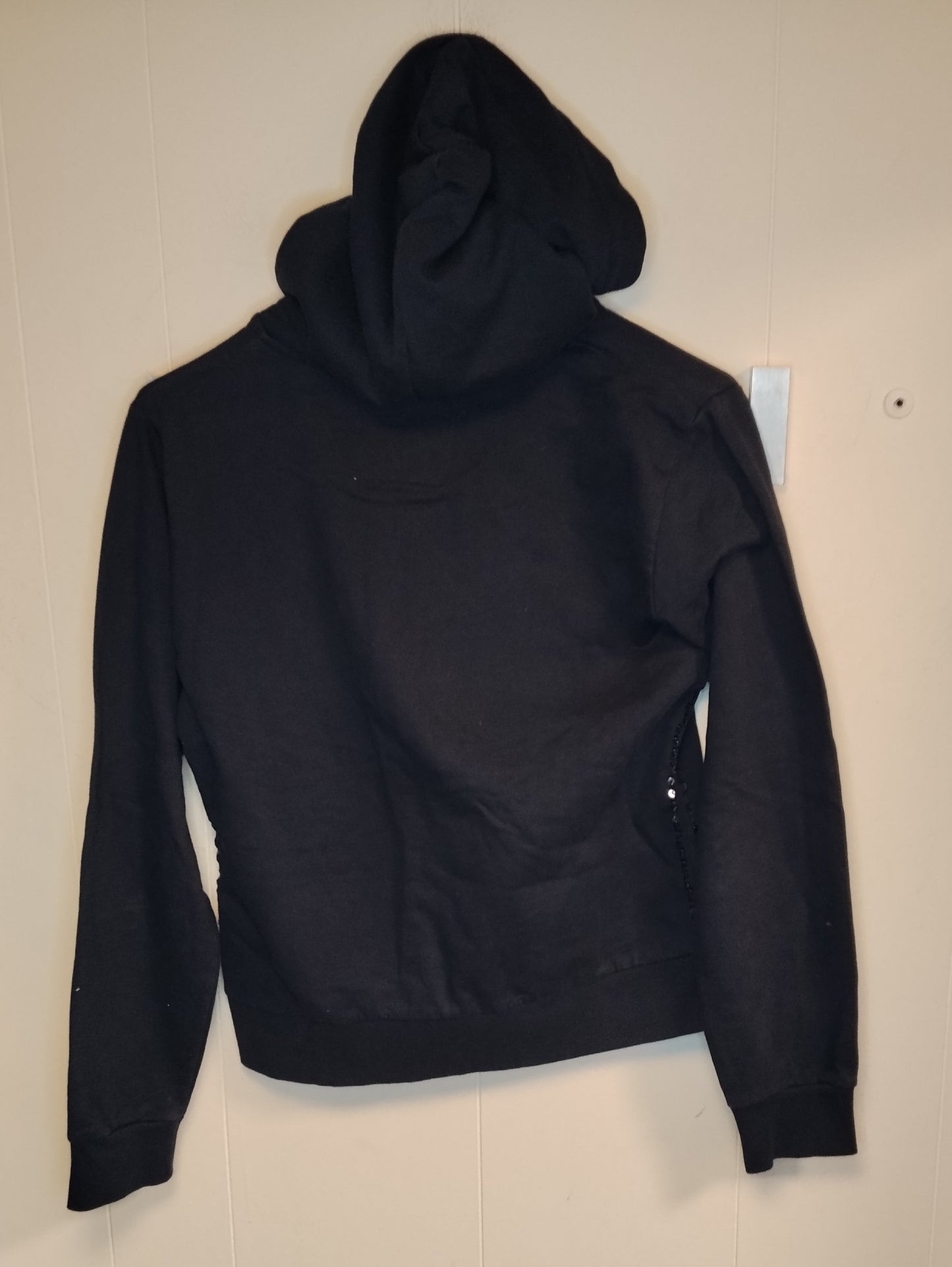 Felpa Bambina OVS Nera con Cappuccio 13-14 Anni 164 cm Zip