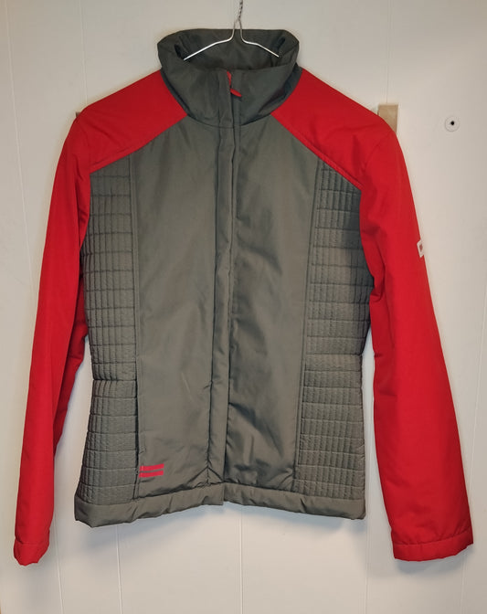 Giacca Donna Sergio Tacchini Sportiva Grigio Rosso Taglia M