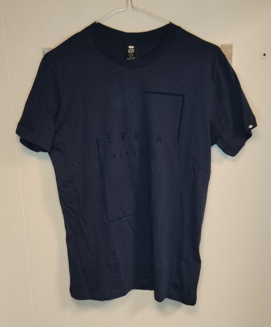 T-Shirt Uomo Erreà Blu Taglia S Nuova con Cartellino Sportiva