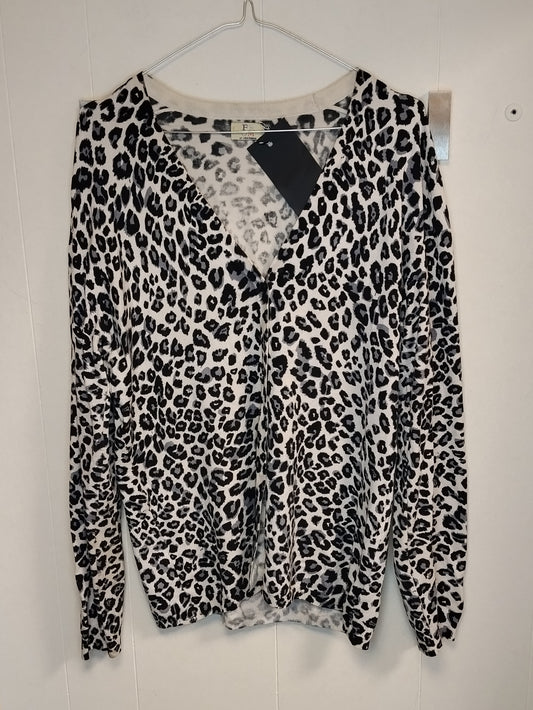 Maglia Donna Vestebene Animalier Taglia M/L Cardigan Leopardato