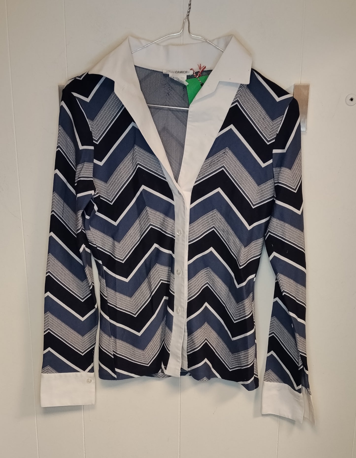 Camicia Donna Nara Camicie Fantasia Geometrica Taglia S Elegante