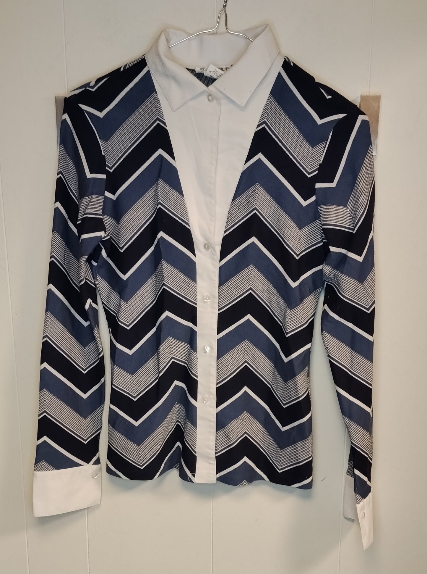 Camicia Donna Nara Camicie Fantasia Geometrica Taglia S Elegante