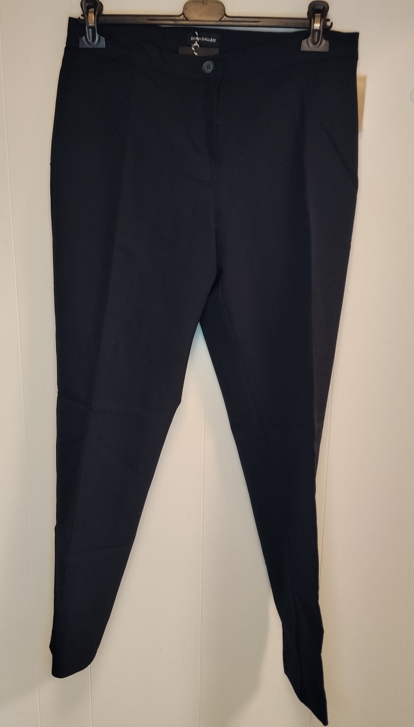 Pantaloni Donna Diana Gallesi Neri Taglia 48 Eleganti
