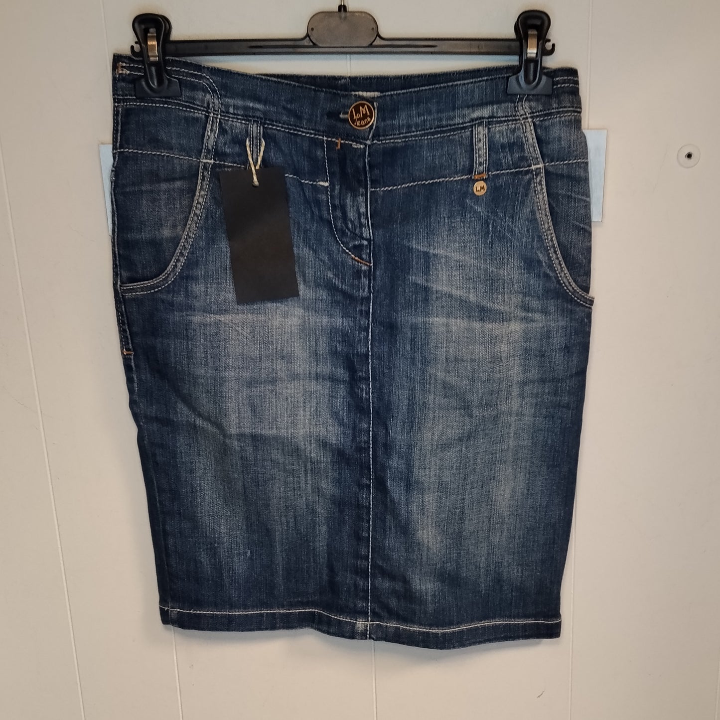 Gonna Donna L’Altramoda Jeans Taglia 40 Denim Casual