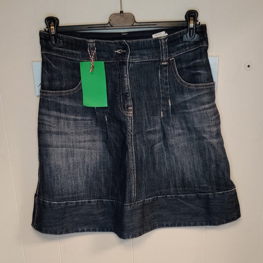 Gonna Donna Armani Jeans Denim Taglia 38 Mini Gonna