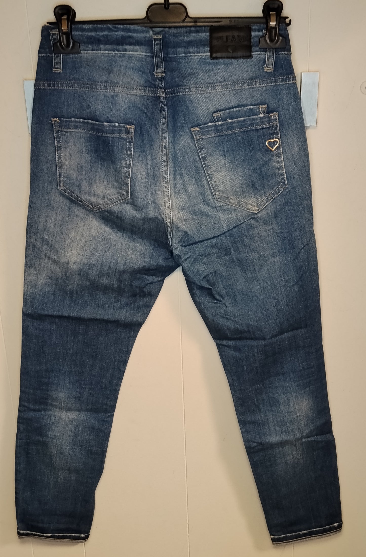 Jeans Donna Please Denim Used Taglia S Casual Trendy
