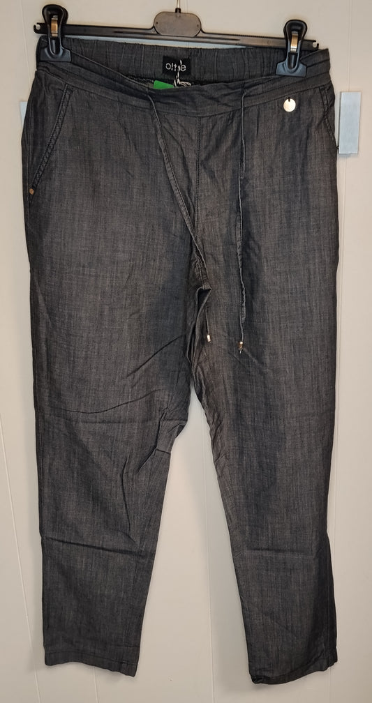 Pantaloni Donna Oltre Grigi Leggeri Taglia M Casual Chic