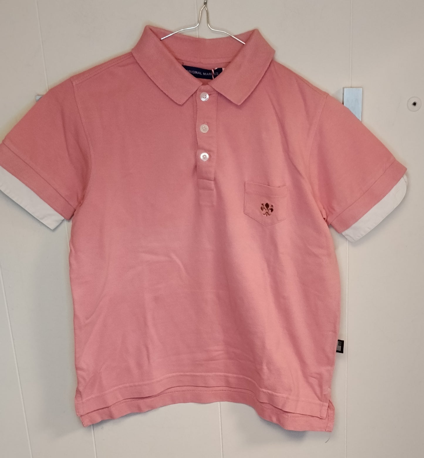 Polo Bambino Original Marines Rosa 8 Anni Cotone