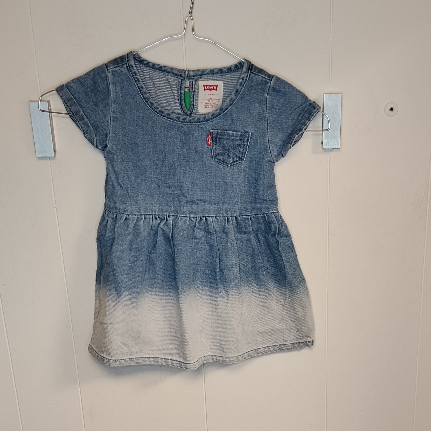 Vestito Bambina Levi’s Jeans 18 Mesi 86 cm Denim