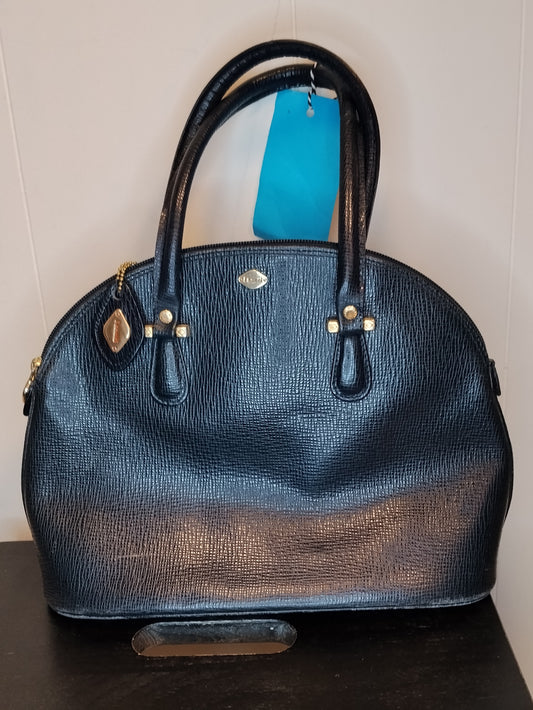 Borsa Vintage Donna Nera Elegante a Mano Effetto Pelle