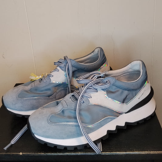 Scarpe Donna Stonefly 39 Sneakers Comfort Grigio Azzurro