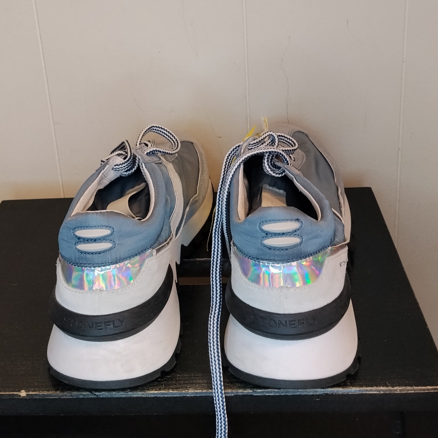 Scarpe Donna Stonefly 39 Sneakers Comfort Grigio Azzurro