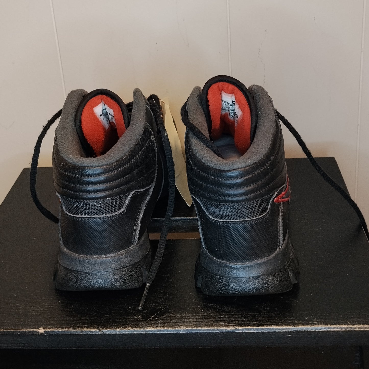 Scarpe Nike 38.5 Bambino Sneakers Alte Nere Sportive