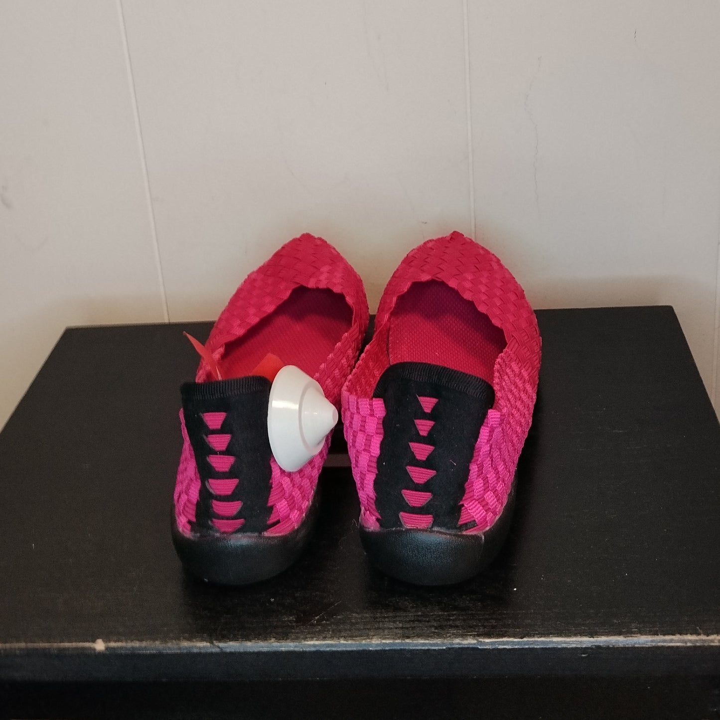 Scarpe Donna Elastiche 37 Fucsia Intrecciate Comode