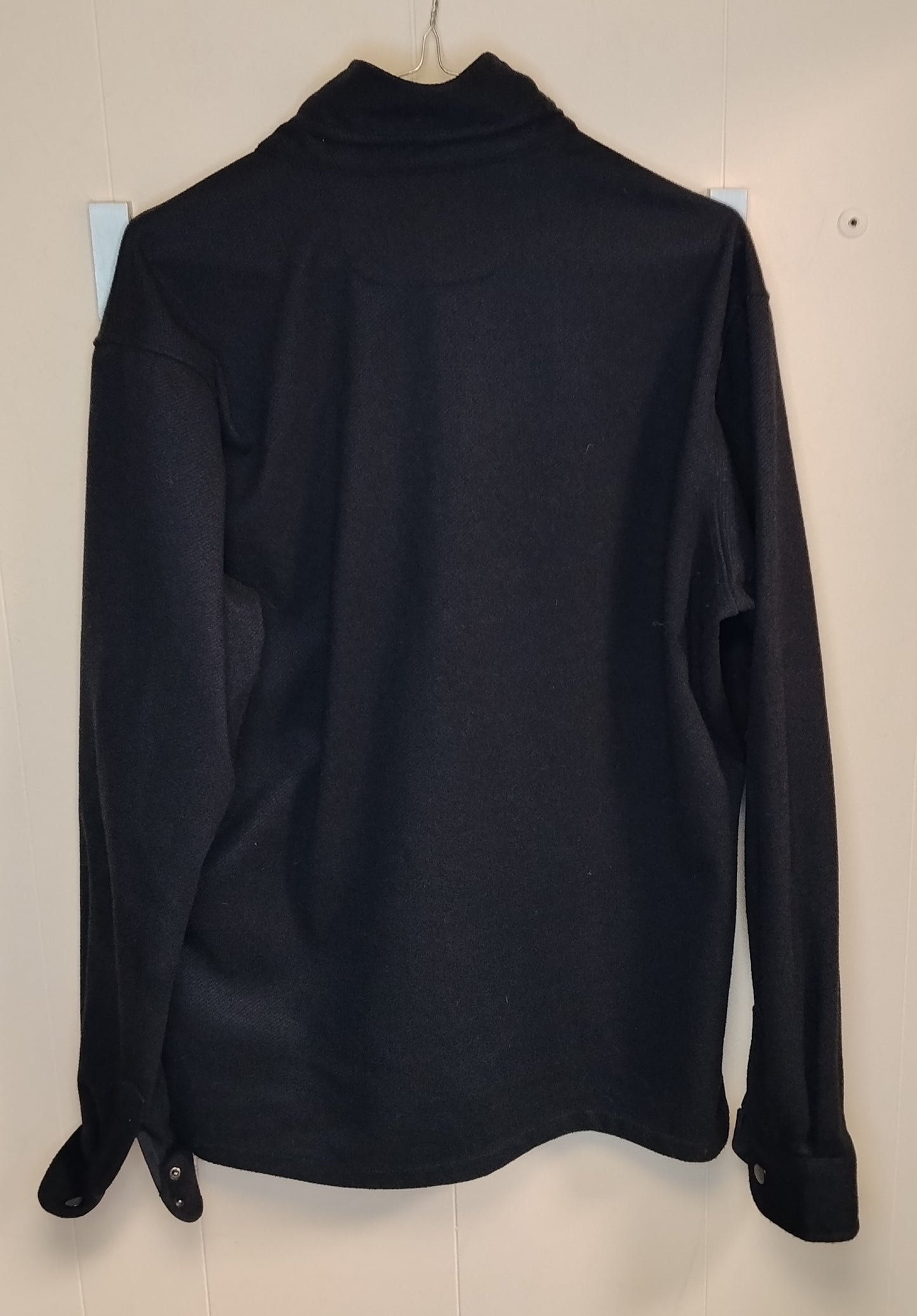 Camicia giacca Dan John uomo nera taglia L overshirt casual elegante