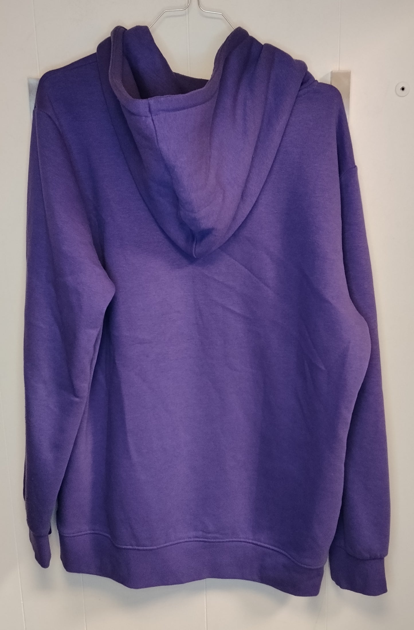 Felpa uomo Piazza Italia viola con cappuccio taglia XL hoodie casual