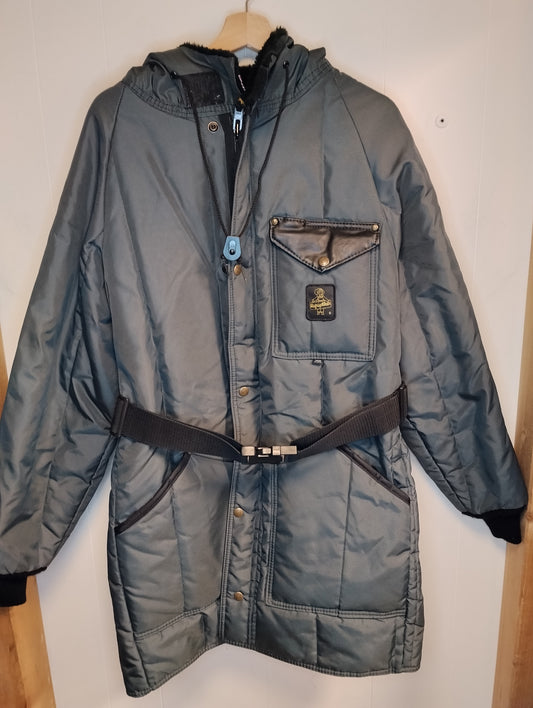 Giubbotto uomo RefrigiWear verde imbottito taglia L giacca invernale