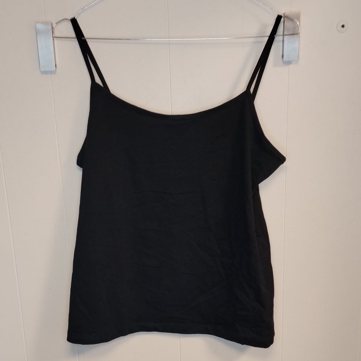 Top Donna Nero Calliope Taglia XL Spalline Basic Elasticizzato
