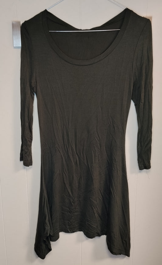 Maglia Donna Me & Me Nera Taglia S Manica 3/4 Basic Fluida
