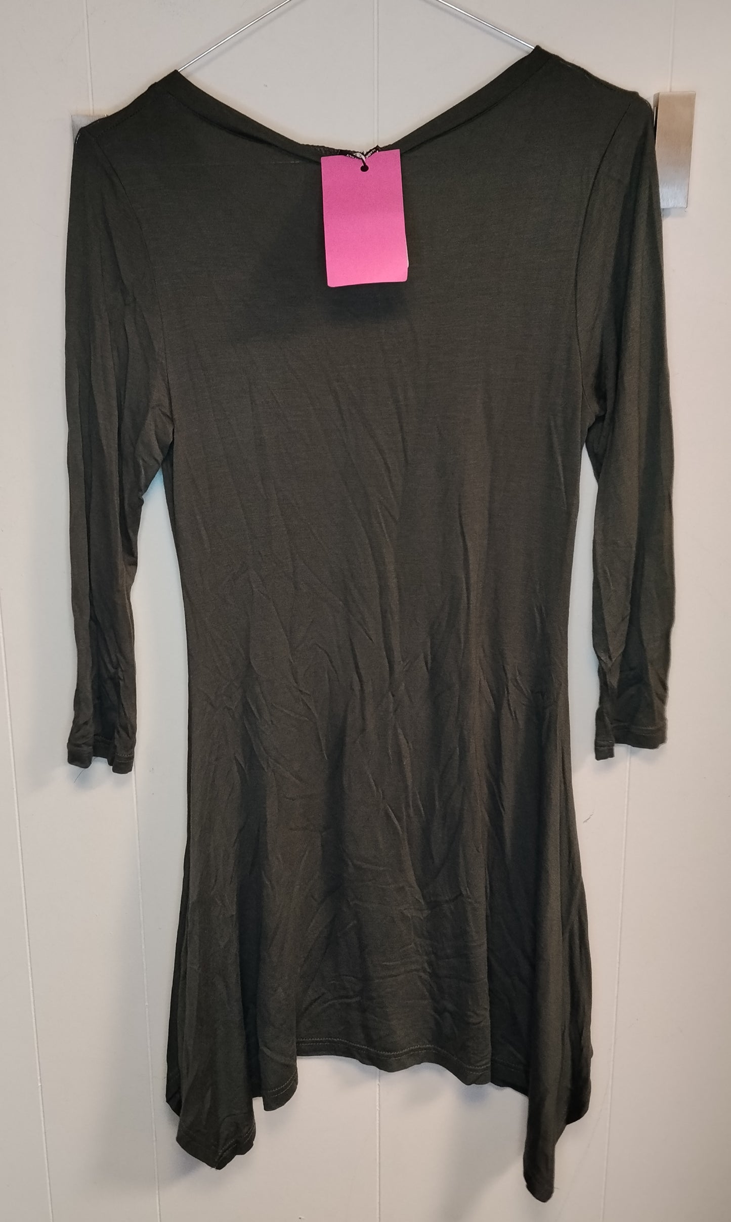 Maglia Donna Me & Me Nera Taglia S Manica 3/4 Basic Fluida