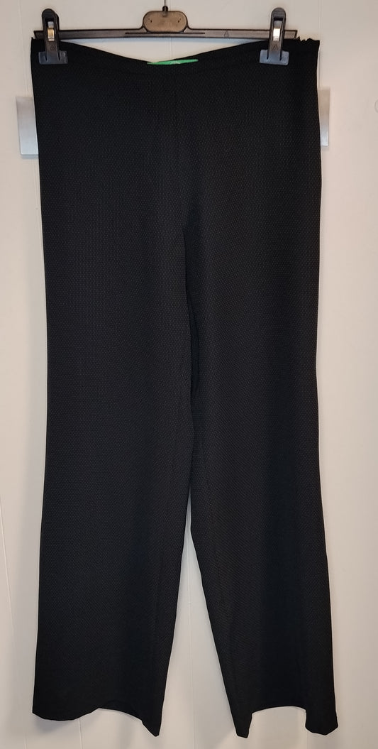 Pantalone Donna Caractère Nero Elegante Taglia XL Gamba Larga