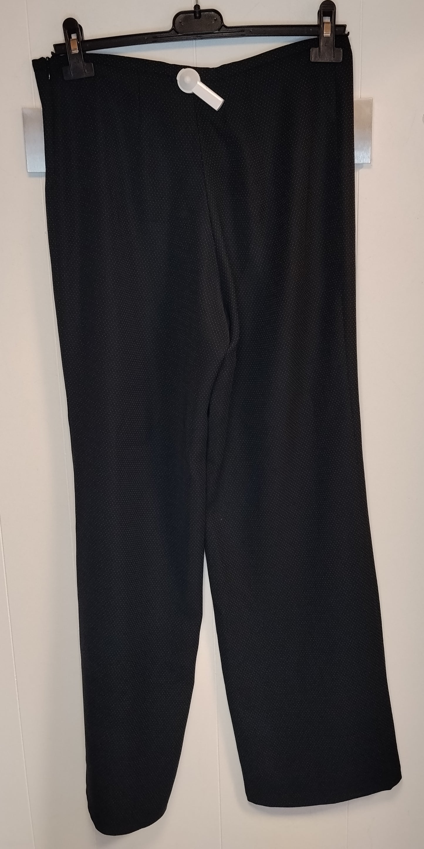 Pantalone Donna Caractère Nero Elegante Taglia XL Gamba Larga