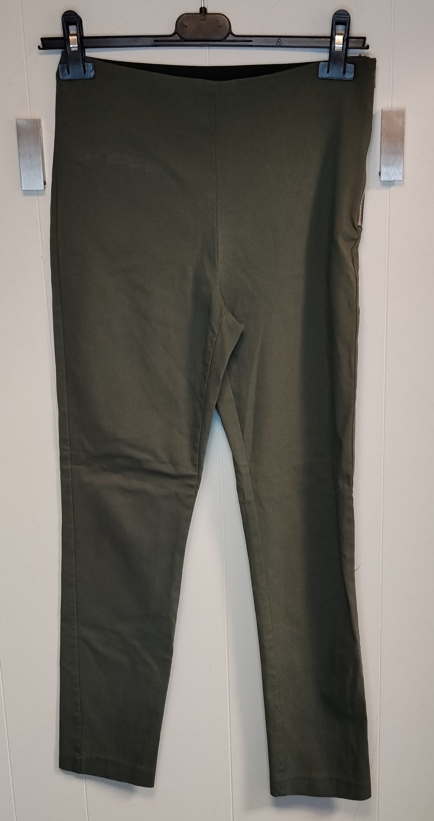 Pantalone Donna OVS Verde Militare Taglia 42 Slim Fit Elegante