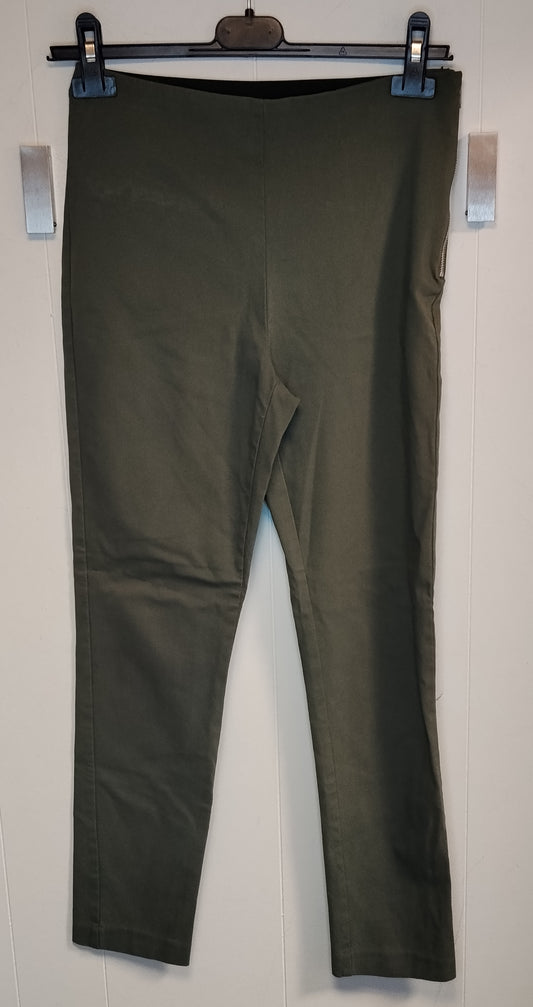 Pantalone Donna OVS Verde Militare Taglia 42 Slim Fit Elegante
