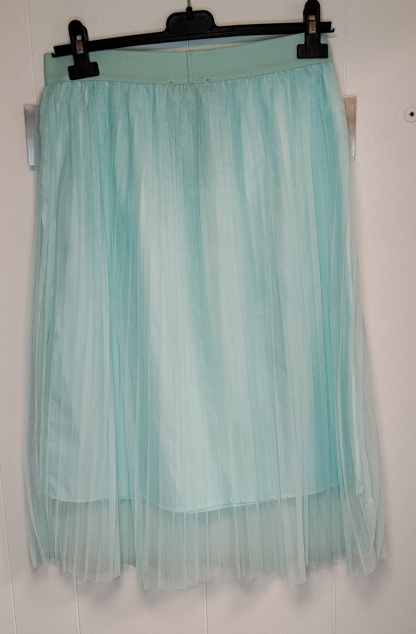 Gonna Donna Tally Weijl Tulle Verde Acqua Taglia L Midi Elegante