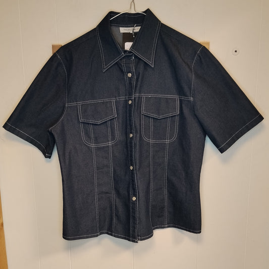 Camicia Donna Valentina’s Denim Manica Corta Taglia S Casual