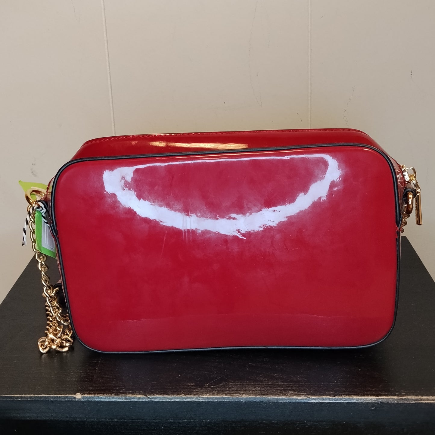 Borsa Donna Rossa Tracolla Catena Elegante Compatta