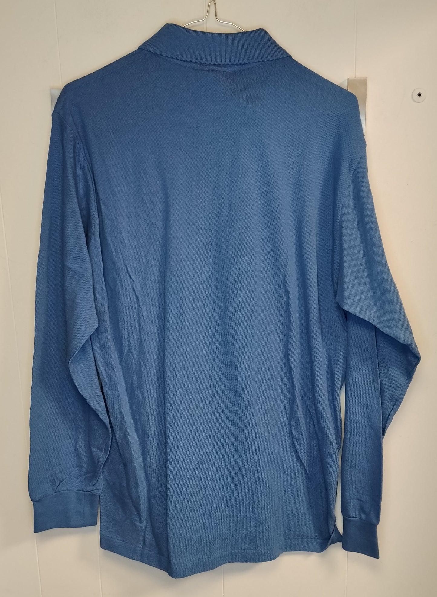 Polo Uomo Lacoste Blu Manica Lunga Taglia L Logo Coccodrillo
