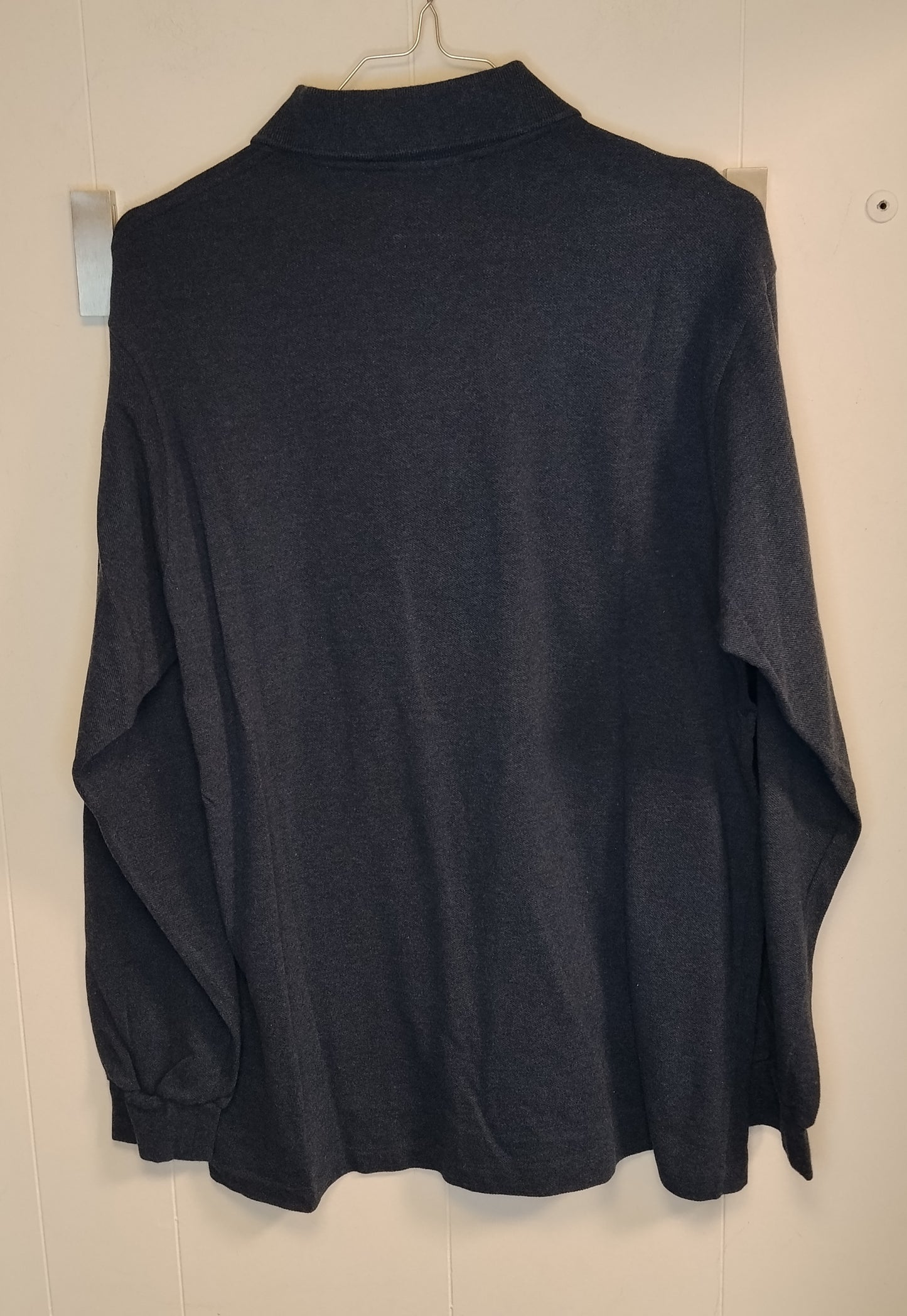 Polo Uomo Lacoste Grigio Scuro Manica Lunga Taglia XL Logo Coccodrillo