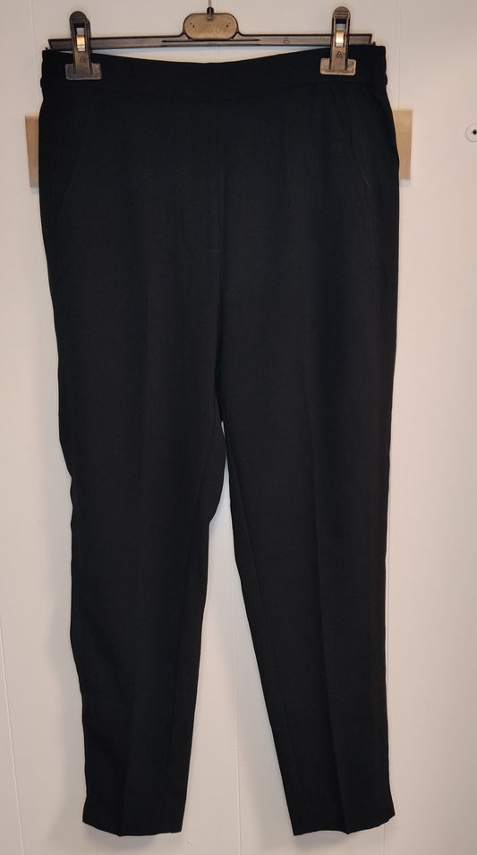 Pantaloni Donna Piazza Italia Neri Eleganti Taglia M Classici