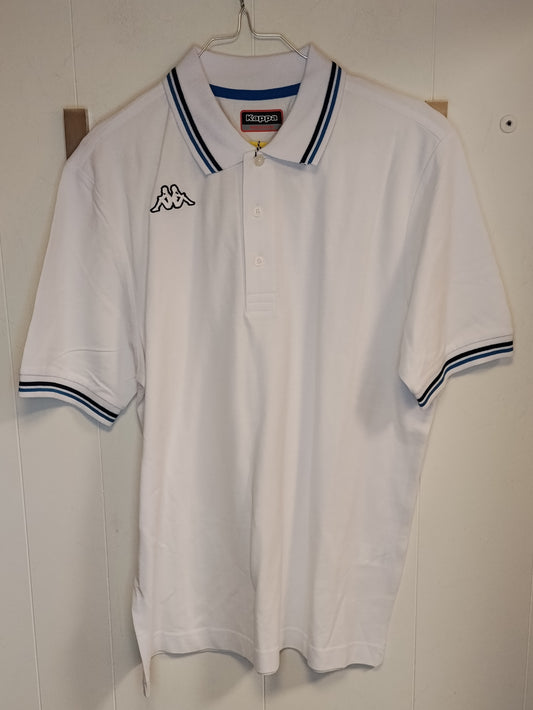 Polo Uomo Kappa Bianca con Logo Ricamato Taglia M