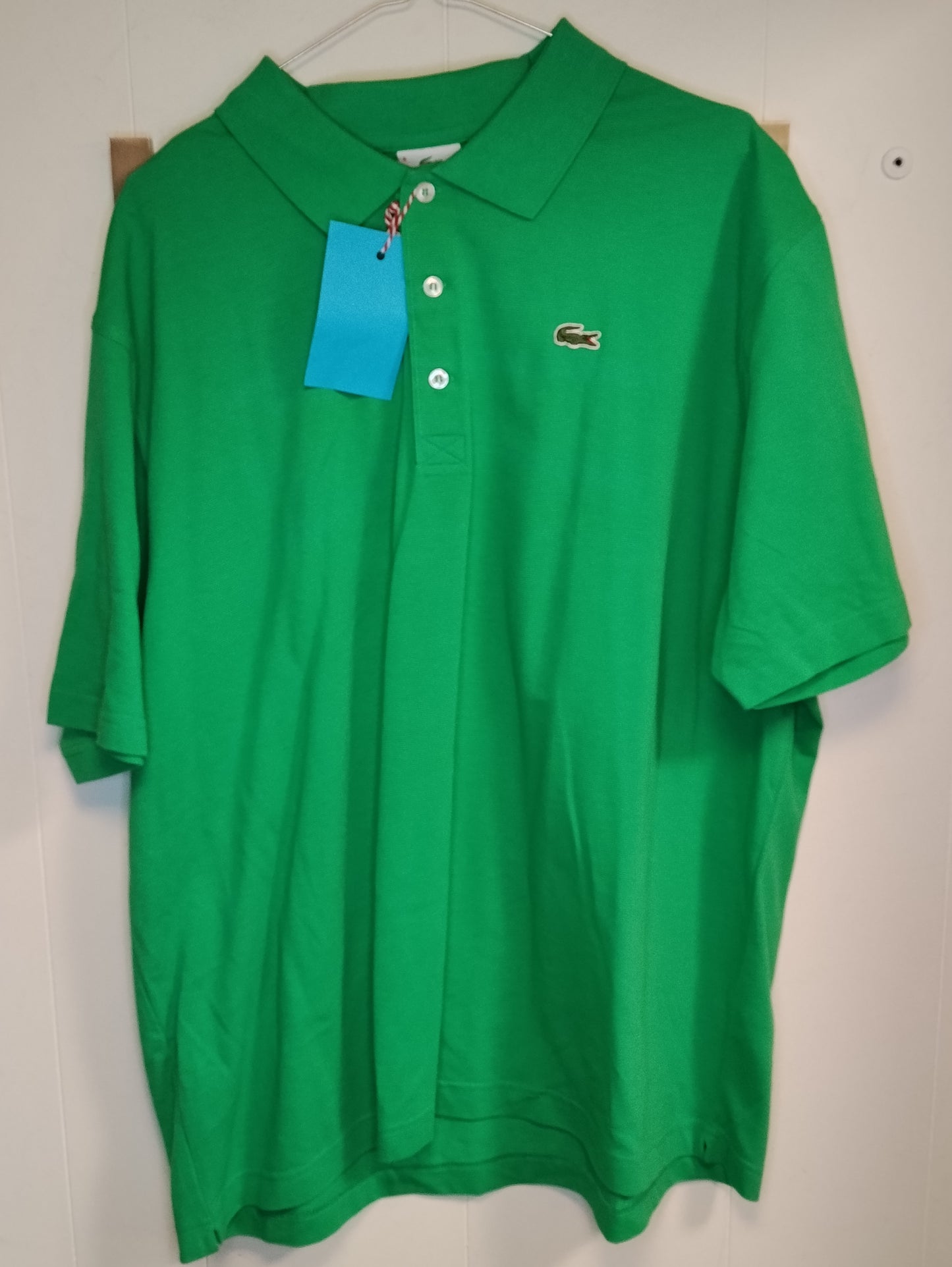 Polo Uomo Lacoste Verde Taglia XXL Cotone Logo Coccodrillo