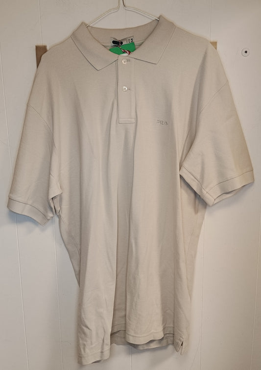 Polo Uomo Fila Beige Taglia 54 Nuova con Cartellino Casual